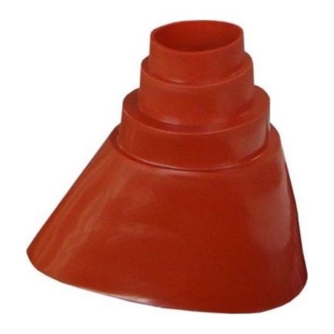 HDSAT Manchon étanche Caoutchouc Rouge Brique pour Tuile Malléable