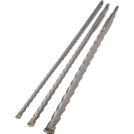 mèche à maçonnerie sDS-plus 3 set de forets à marteau 12, 16, 24 mm, aV08014 (1/2)