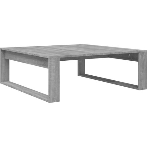 Maison Exclusive - Tavolino Salotto Grigio Sonoma 100x100x35 cm Legno Multistrato (1/5)