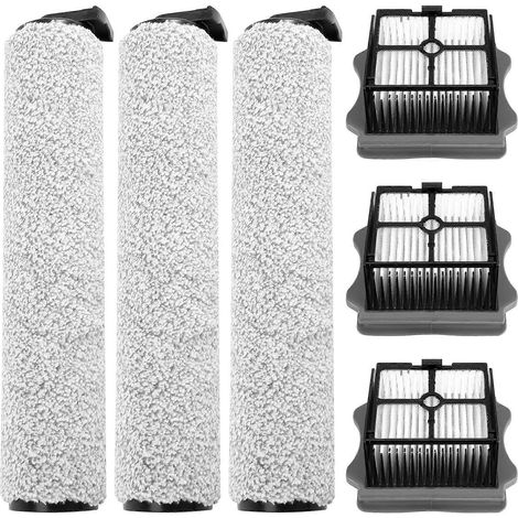 Kit de rechange pour brosse et filtre pour aspirateur eau et poussière sans fil Floor One S3 et iFloor 3 (1/5)