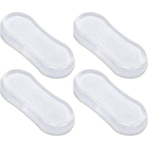 Tampons Abattant WC,Patins Pour Abattant De Toilette,Pare-chocs Siège Toilette Universels,Silencieux évitement De Collision Tampon Abattant WC Avec Adhésif Puissant Remplacement Coussinets Protection (1/5)