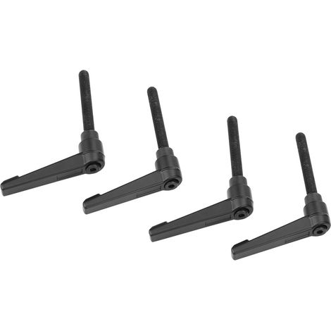 4 Stück Metall-Maschinenknöpfe, verstellbarer Befestigungsgriff, M6-Außengewinde (50 mm) (1/5)