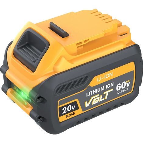 Lithium-Ionen-Akku, 9000 mAh Kapazität, Dual-Voltage-Kompatibilität, 1 (1/2)