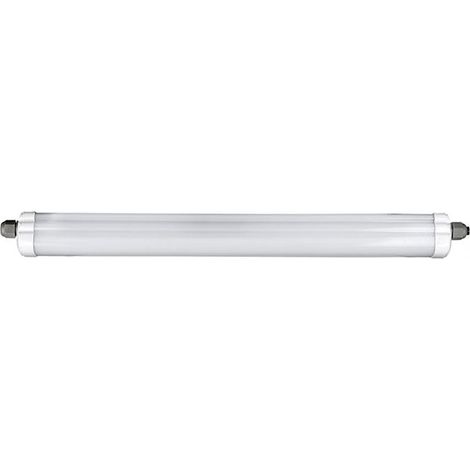 LED Wannenleuchte Hallenlampe Garagenleuchte Feuchtraumleuchte Deckenlampe, strahlwassergeschützt, Abstrahlwinkel 120°, 48W 5760lm 6500K kaltweiß, L 150 cm
