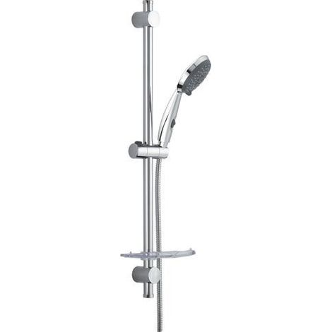 Ensemble barre bi-jets-douchette 100mm (1/2)