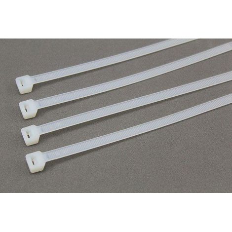 Bolsa de 100 bridas de nylon 3,6x200mm blanca index