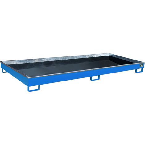 Bauer Südlohn Bac à étagère avec insert PE RW 3300-1 PE, peint, bleu clair