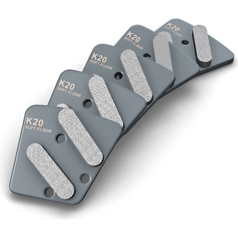 Diamant-Segmente, K20, Soft Floor (5 Stk.) für Einscheibenmaschine MENZER ESM 406