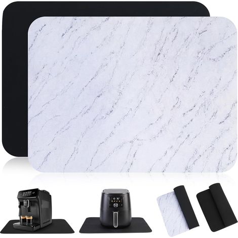 2 sets of absorbent mats, non-slip silicone mats 40 x 30 cm (1/5)
