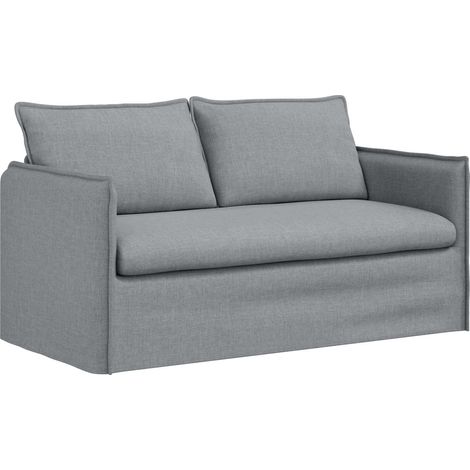 Canapé Gris clair 156 x 82 x 85 cm tissu (1/5)