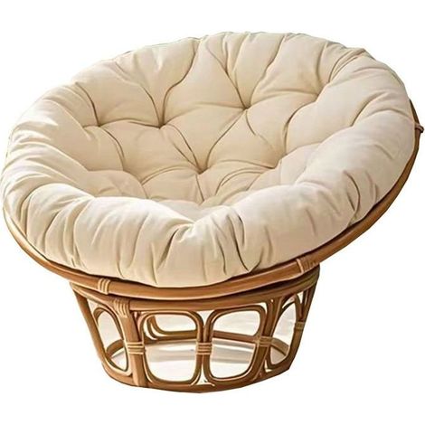 Coussin rond, panier d'extérieur balançoire grand coussin, coussin de chaise de coussin de sol de dossier simple