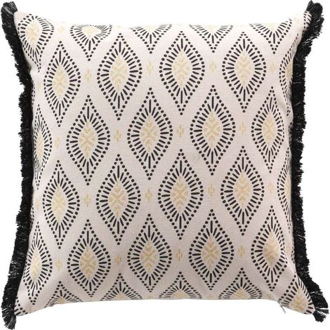 Coussin déhoussable imprimé métallisé FELL (1/5)