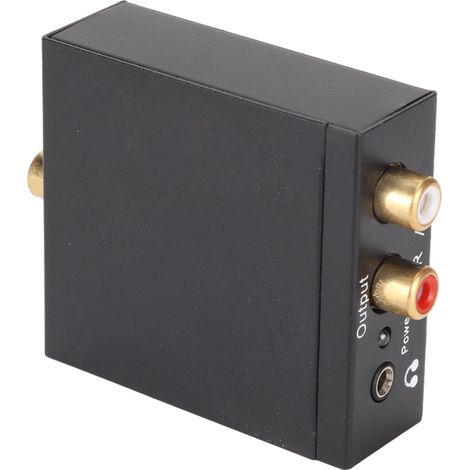 Convertisseur numérique-analogique (DAC) en alliage d'aluminium avec câble d'alimentation USB (1/5)
