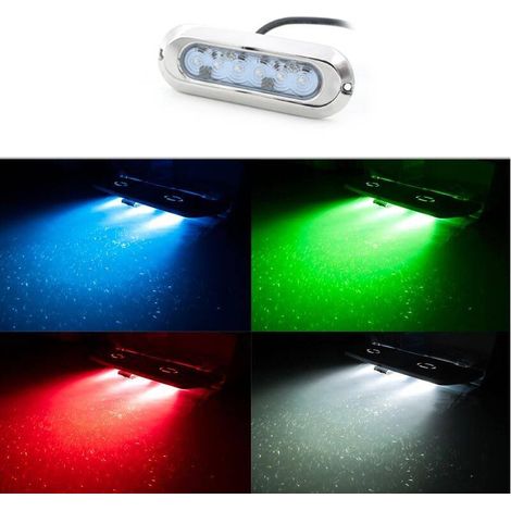 Foco LED Sumergible RGB Para Embarcaciones - 12V - 30W -