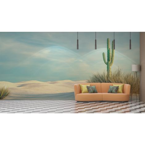 Papier peint déserts - oasis de sable blanc - 150 x 250 cm (1/2)