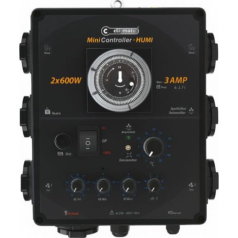 Cli-Mate Mini Humi Controller 2x600W + 3A - Klimasteuerun Grow