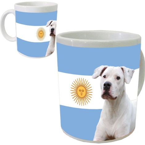 Tasse en céramique Chien Argentin Cbkreation