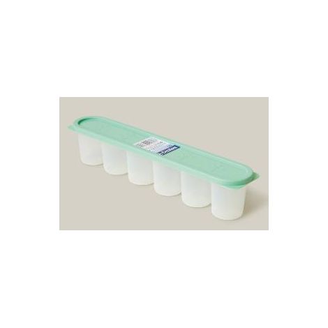 FPLUS cubitera 6 cubitos grandes c/tapa , Cubitos grandes, estos enfrían las bebidas por mucho más tiempo.
Ideales para cocktails, café… o para congelar alimentos como helado,
cald