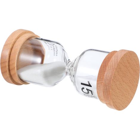 Garneck Minuteur en Bois Compact de 15 Sablier Décoratif Verre (1/5)