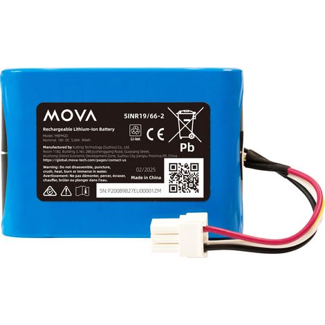 Mova Batteria Sostitutiva 5 mAh di Ricambio per tagliaerba Robot M600/ M600Kit/ M1000