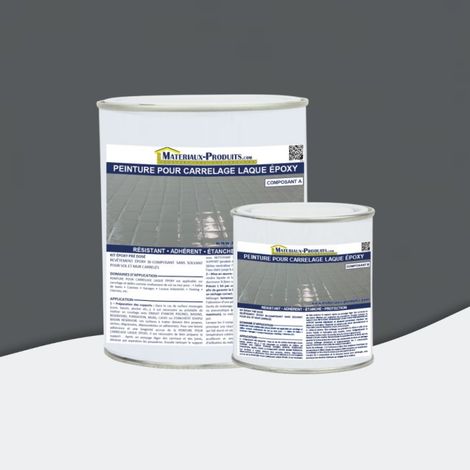 Peinture pour carrelage laque époxy - 20 Kg Utilisation professionnelle Gris ardoise - MATPRO (1/5)