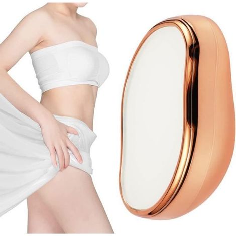 Gomme Dépilatoire - - Cristal - Indolore - Réutilisable - Pour Jambes et Bras (1/4)