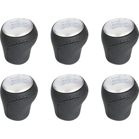 Tête de levier de vitesse à 6 rapports compatible avec les Nissan Juke F15, X-Trail T31, Qashqai MKI et JJ10 (modèles 2010, 2011, 2012 et 2013). (1/2)