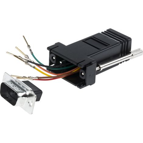 Adaptateur Sub-D 9 Mâle vers RJ11 Femelle RS PRO ( Prix pour 1 )