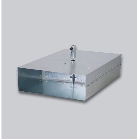Clapet "Flachkanal" 150 x 50 mm à connexion carrée