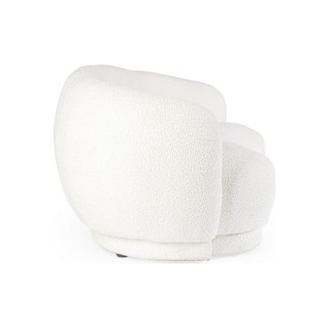 Divano 2 Posti "Tecla" per interno, Struttura In Compensato 191 x 93 x 73 h cm -Bianco (1/5)