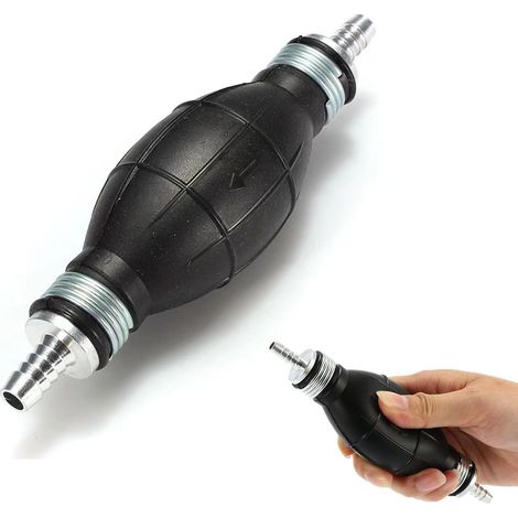 Pompe À Main - Pour Conduite De Carburant 8 Mm - Pour Essence Diesel Huile Moteur - Universelle - Noir (1/5)