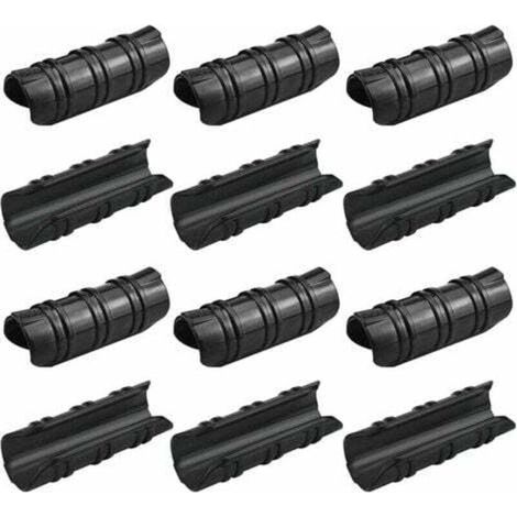 100 Pcs Serre Clips 25Mm Clips Serre De Jardin Résistance Aux Températures Elevées Fixation Bache Serre Durable Facile A Utiliser Pour Fixation Serre Bannière Tuyau Jardin Films - Noir (1/5)