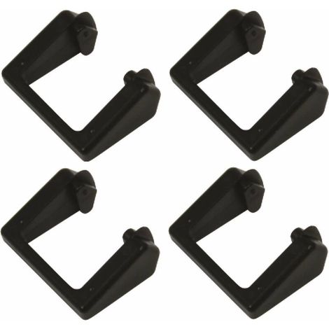 4x Limiteur d'ouverture d'angle 120° maxi pour charnière Tiomos en plastique delrin noir Cuisine Salle de bain Porte Armoire Caisson Placard (1/2)
