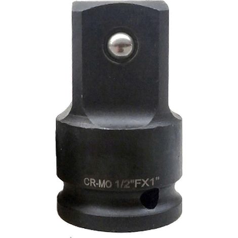 Adaptateur pour douille à impact 1/2 pouce femelle vers 1 pouce mâle en acier au chrome-molybdène OTN (1/4)
