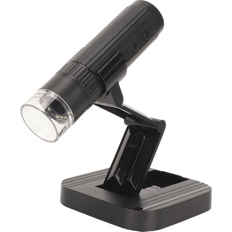 Microscope numérique 50-1000X grossissement, 2 mégapixels, USB portable avec 8 LED, compatible Windows et iOS. (1/5)