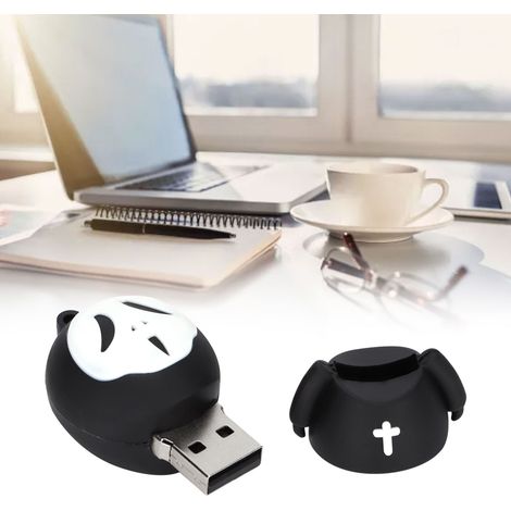 Clé USB Fantôme Sans Visage 2 Go - Stockage Portable, Cadeau Halloween, Mémoire Flash Cartoon (1/5)