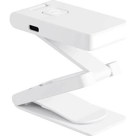 Mini-LED-Tischleuchte, faltbar, ABS, weiß (1/5)
