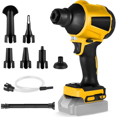 Soffiatore a batteria da 20 V, compatibile con batterie Dewalt da 20 V, soffiatore per foglie senza fili per la cura del prato, soffiaggio e pulizia (1/5)