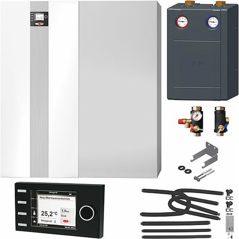 Wolf Paket Gas-Brennwertkessel TGB-2-30 Ausführung Heizkreis, Speicher TS, BM-2 (1/2)