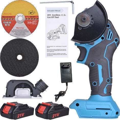 Sega circolare, sega elettrica con 19500 giri/min, sega per calcestruzzo per tagliare acciaio, pietra e lucidare superfici (1/5)