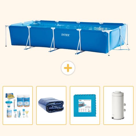 Intex Piscine Tubulaire Rectangulaire - 450x220x84 cm - 5-pièces S14 (1/5)