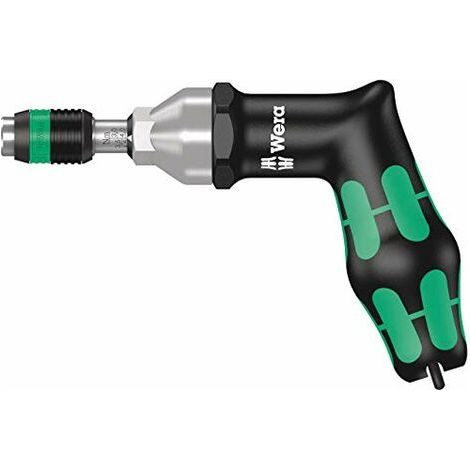 Wera 7442 Kraftform Giraviti dinamometrici Regolabili con Impugnatura a Pistola e Porta-Inserti Rapidaptor, 1/4 Pollice, 3,0-6,0 NM (1/2)