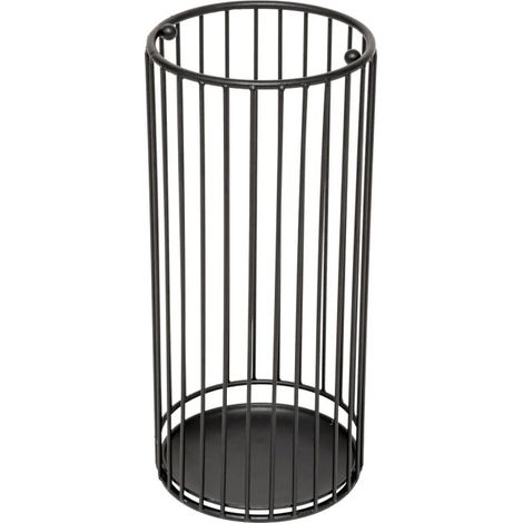 Porte-Parapluie en Métal "Metty" 47cm Noir (1/4)