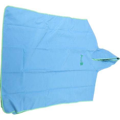 Serviette Poncho à langer en microfibre, confortable, séchage rapide, capuche, bain absorbant portable pour la plage (1/5)
