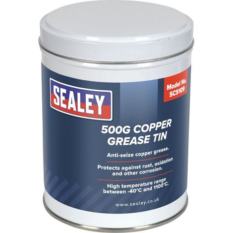 Sealey Copper Grease Tin 500g SCS109 (1/2)