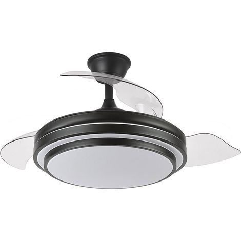 Ventilador dc ibe 59w 6980lm negro 3 asp.desp. 107d 3000-4000-6000k remoto, memoria y temporizador (1/4)