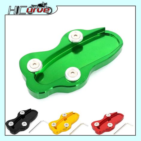 (Vert) Extension de béquille latérale pour moto, compatible avec Vulcan VN 900 et VN900 Classic (2006-2015) maxpower (1/4)