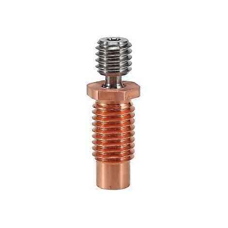 V6-TCrazy Heatbreak aus Titan und Kupfer für 3D-Druckerdüsen mit Bimetall-Hals für 1,75-mm-V6-Hotend-Heizelement