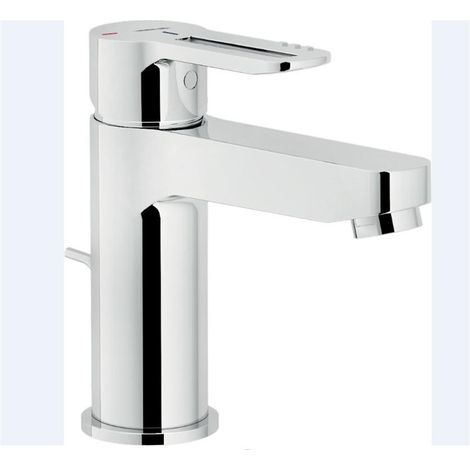 Mitigeur lavabo NEW ROAD - Chromé brillant avec vidage