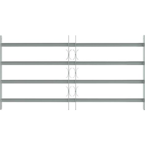 Grille réglable de sécurité de fenêtres et 4 barres 700-1050 mm CFW546784 (1/5)